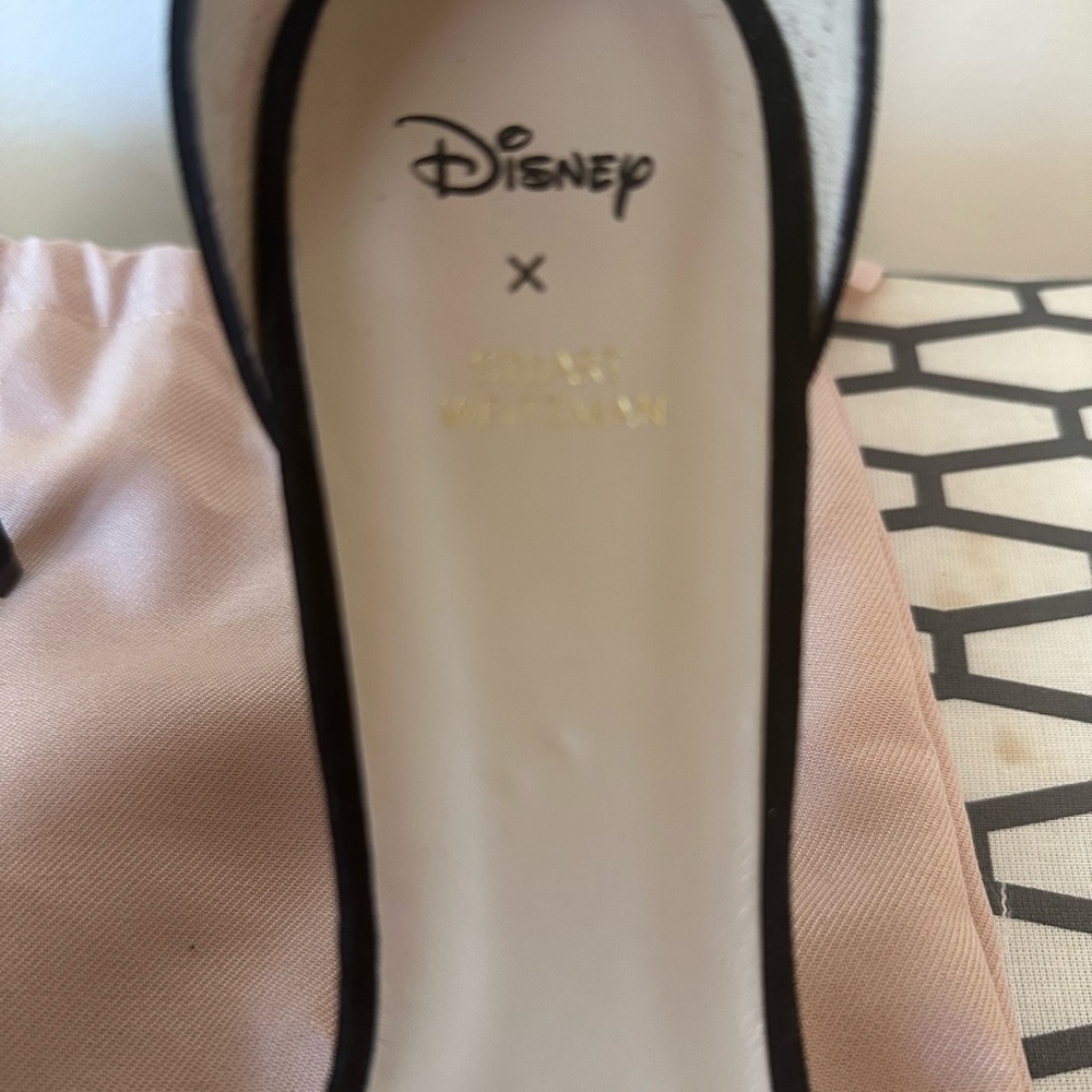 Disney x Stuart Weitzman Nudistcurve Black, size 9 - Picture 4 of 11
